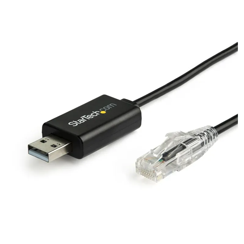 Cable USB StarTech.com ICUSBROLLOVR - USB 2.0 - RJ-45 - 1.8Mts - Negro - ICUSBROLLOVR