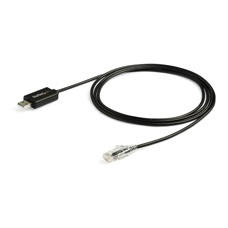 Cable USB StarTech.com ICUSBROLLOVR - USB 2.0 - RJ-45 - 1.8Mts - Negro - ICUSBROLLOVR