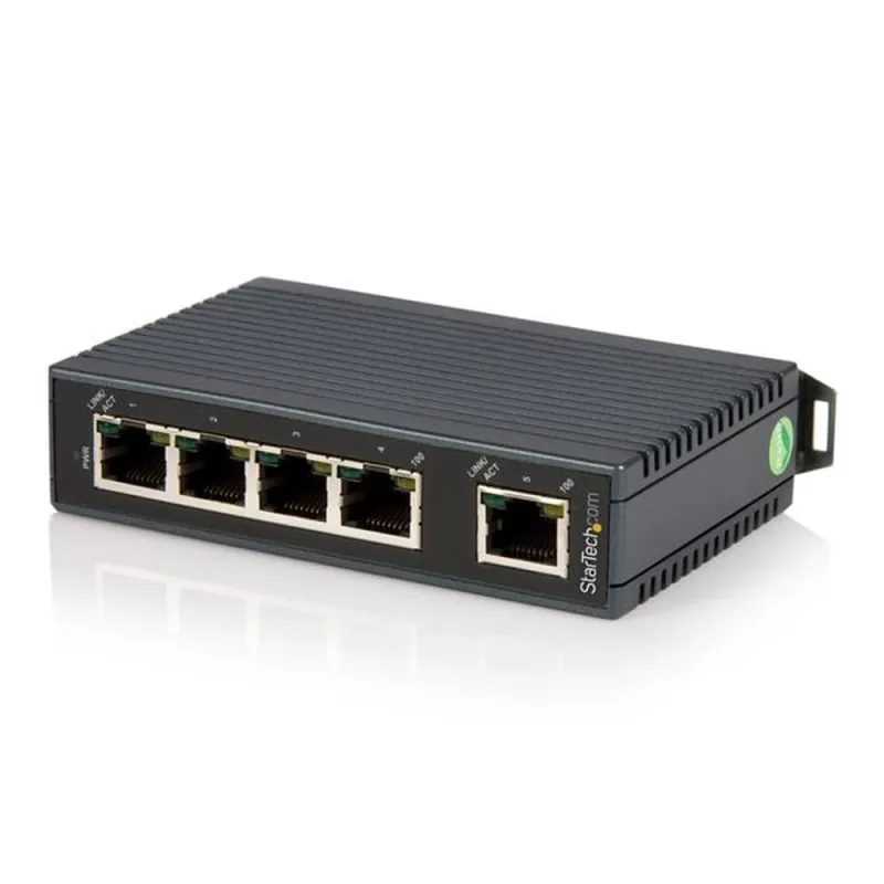 Switch StarTech.com IES5102 - 5 Puertos - Fast Ethernet - No Administrado - IES5102