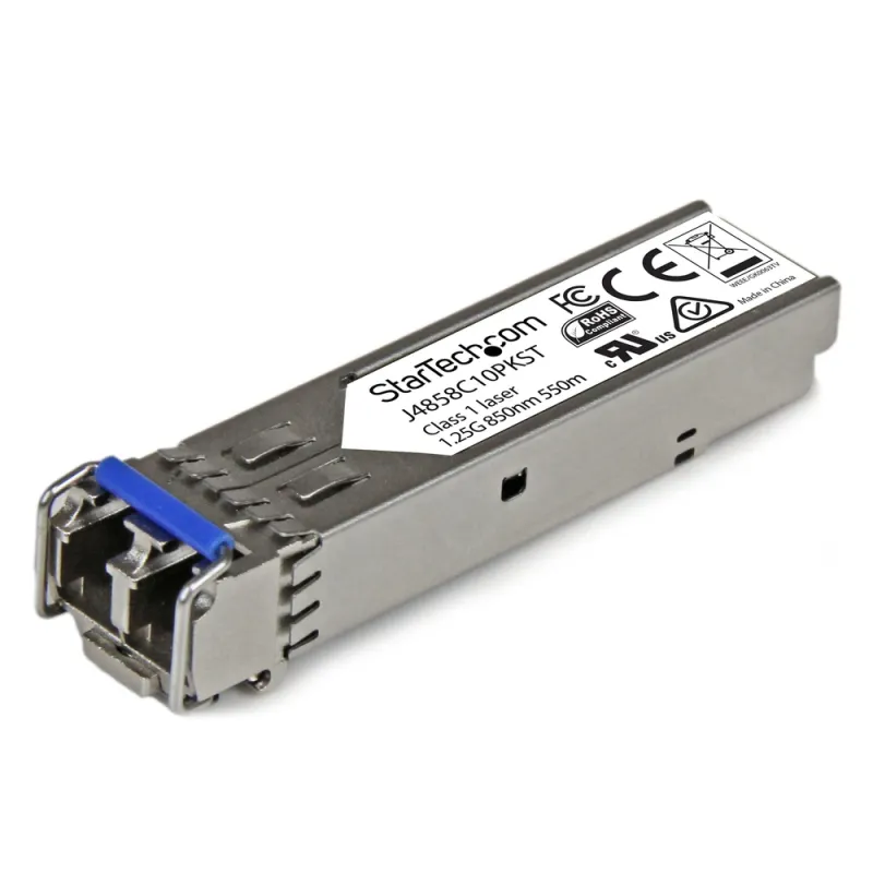 Transceptor StarTech.com SFP - LC - 1310nm - Multimodo/Monomodo - 10 Piezas - J4859C10PKST