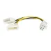 Extensión para Fuente de Poder StarTech.com - Molex 4 Pines - PCI-Express 6 Pines - LP4PCIEXADAP