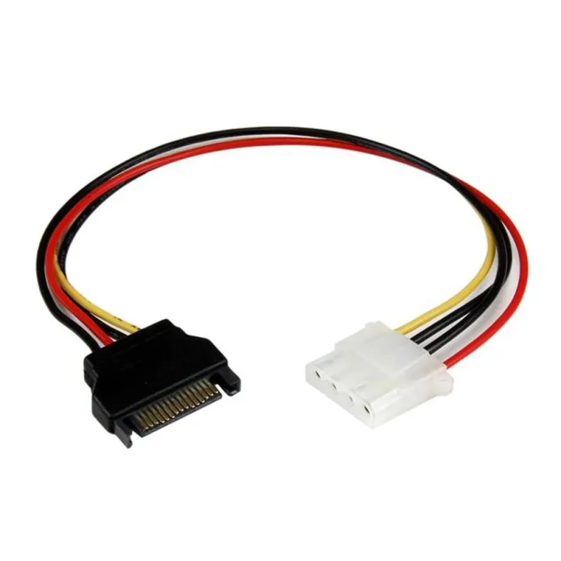 Cable de Alimentación StarTech.com - Molex 4 Pines - SATA 15 Pines - 30cm - LP4SATAFM12