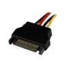 Cable de Alimentación StarTech.com - Molex 4 Pines - SATA 15 Pines - 30cm - LP4SATAFM12