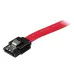 Cable SATA StarTech.com - 7 Pines - 20cm - Cierre de Seguridad - Rojo - LSATA8