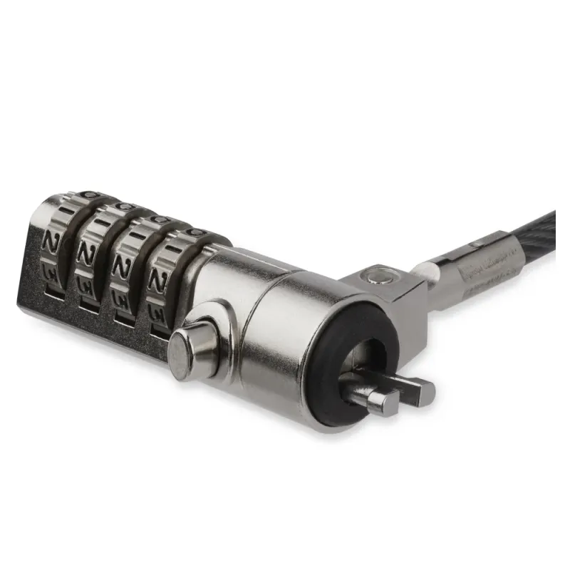 Candado StarTech.com LTLOCK4D - Combinación de 4 Dígitos - 2m - Para Laptop - LTLOCK4D