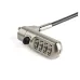 Candado StarTech.com - Combinación - Cable de 2m - Para Laptop - LTLOCKNANO Candado StarTech.com - Combinación - Cable de 2m - Para Laptop - LTLOCKNANO