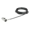 Cable de Seguridad StarTech.com LTLOCKNBL - Combinación - Para Laptop - Ranura Wedge - Bisagra Giratoria - 2M - LTLOCKNBL