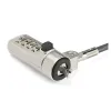 Cable de Seguridad StarTech.com LTLOCKNBL - Combinación - Para Laptop - Ranura Wedge - Bisagra Giratoria - 2M - LTLOCKNBL