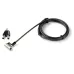 Candado Antirrobo StarTech.com LTULOCKKEY - 2m - Ranuras K/Nano/Wedge - Negro - LTULOCKKEY