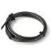 Candado Antirrobo StarTech.com LTULOCKKEY - 2m - Ranuras K/Nano/Wedge - Negro - LTULOCKKEY