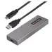 Gabinete StarTech.com - M.2 - USB 3.2 - PCIe/SATA - SSD - Plata - M2-USB-C-NVME-SATA Gabinete StarTech.com - M.2 - USB 3.2 - PCIe/SATA - SSD - Plata - M2-USB-C-NVME-SATA