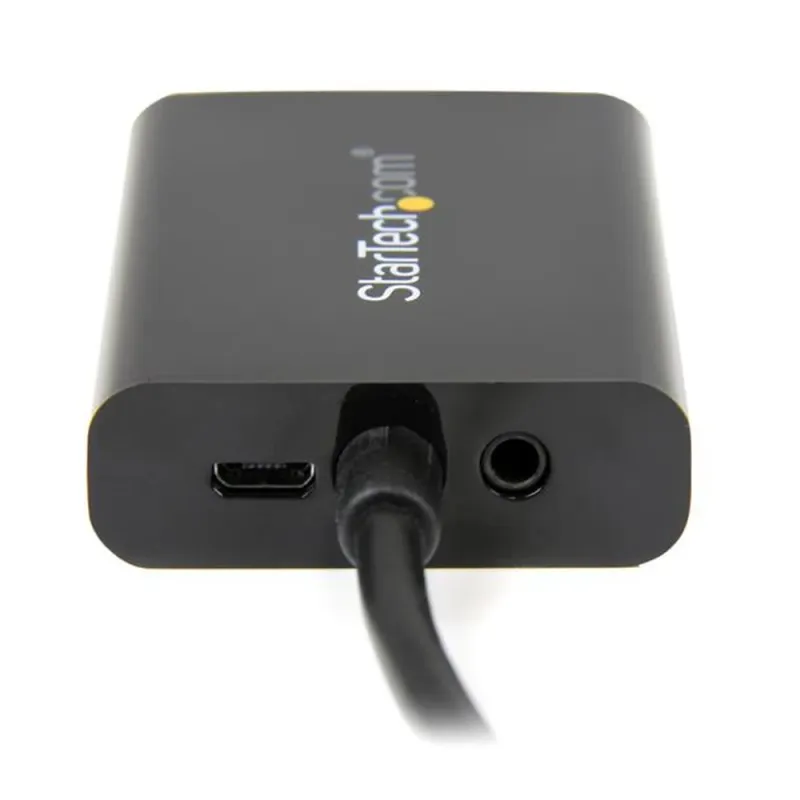 Convertidor StarTech.com - Micro HDMI a VGA - Con Audio - MCHD2VGAA2