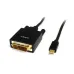 Adaptador de Video StarTech.com - Mini DisplayPort a DVI - 1920 x 1200 - Macho a Macho - 1.8 m - Negro - MDP2DVIMM6 Adaptador de Video StarTech.com - Mini DisplayPort a DVI - 1920 x 1200 - Macho a Macho - 1.8 m - Negro - MDP2DVIMM6