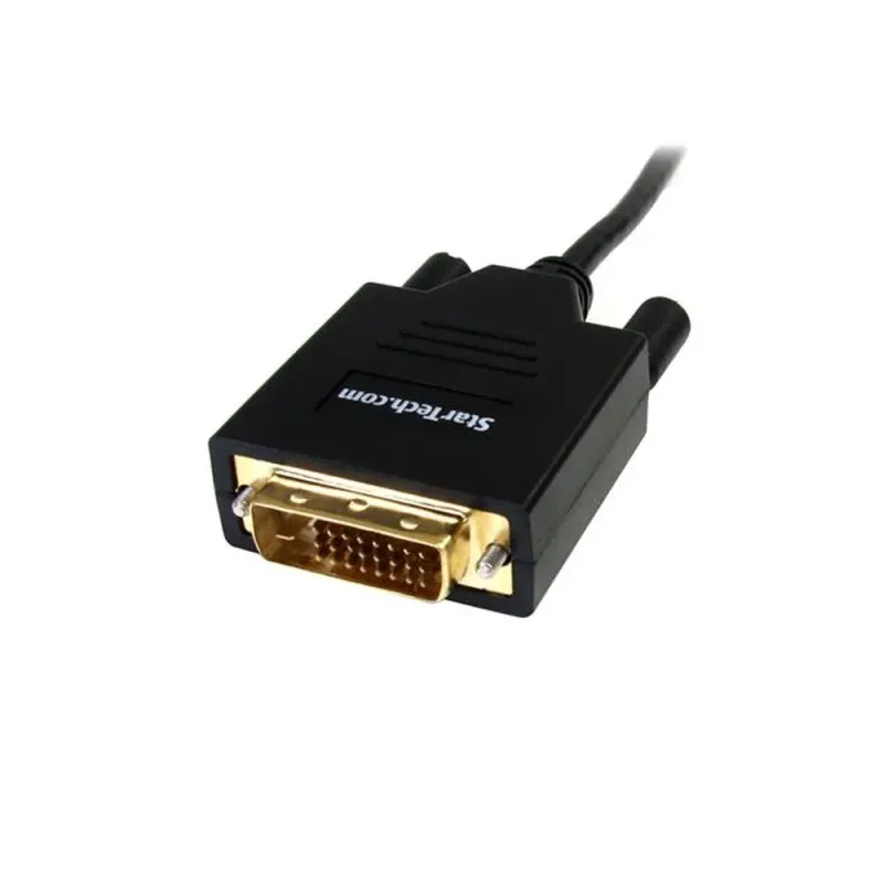Adaptador de Video StarTech.com - Mini DisplayPort a DVI - 1920 x 1200 - Macho a Macho - 1.8 m - Negro - MDP2DVIMM6