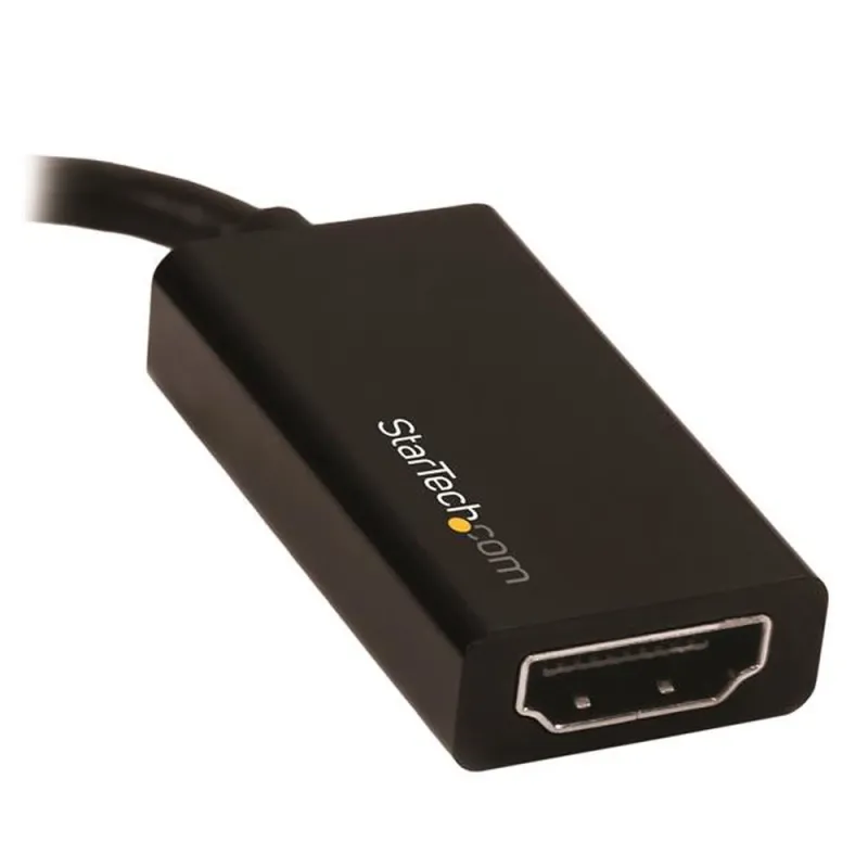 Adaptador de Vídeo StarTech.com - Mini DisplayPort a HDMI - 4K - 60Hz - Negro - MDP2HD4K60S