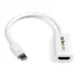 Adaptador de Video StarTech.com - Conecta Mini DisplayPort a HDMI - 4K - Activo - Blanco - MDP2HD4KSW