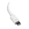 Adaptador de Video StarTech.com - Conecta Mini DisplayPort a HDMI - 4K - Activo - Blanco - MDP2HD4KSW