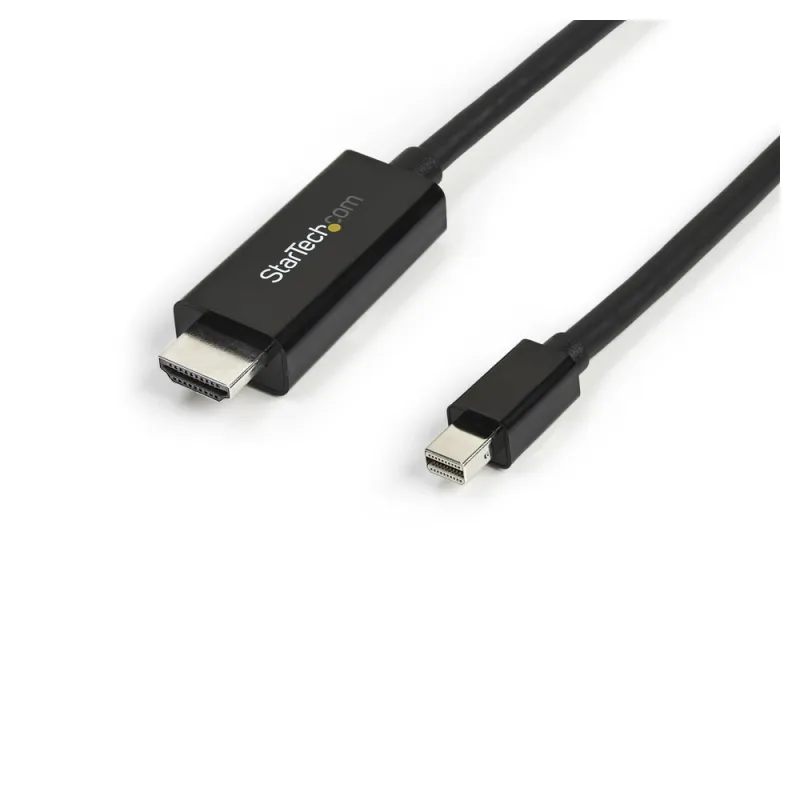 Cable Adaptador StarTech.com - Mini DisplayPort a HDMI - 3M - 4K - 30Hz - MDP2HDMM3MB