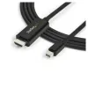 Cable Adaptador StarTech.com - Mini DisplayPort a HDMI - 3M - 4K - 30Hz - MDP2HDMM3MB