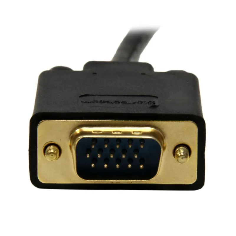 Cable Adaptador de Vídeo StarTech.com - Conecta Mini Displayport a VGA - 1.8m - Activo - Negro - MDP2VGAMM6B