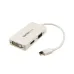Adaptador de Vídeo StarTech.com - Mini DisplayPort a VGA/ DVI/ HDMI - 1920x1200 - Blanco - MDP2VGDVHDW