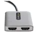 Convertidor de Vídeo StarTech.com - USB-C a 2x HDMI - Gris - MST14CD122HD
