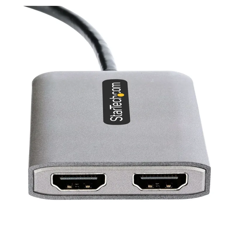 Convertidor de Vídeo StarTech.com - USB-C a 2x HDMI - Gris - MST14CD122HD