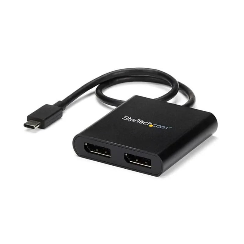 Adaptador de Vídeo StarTech.com - 2 puertos - USB-C a DisplayPort  - MST Hub - MSTCDP122DP