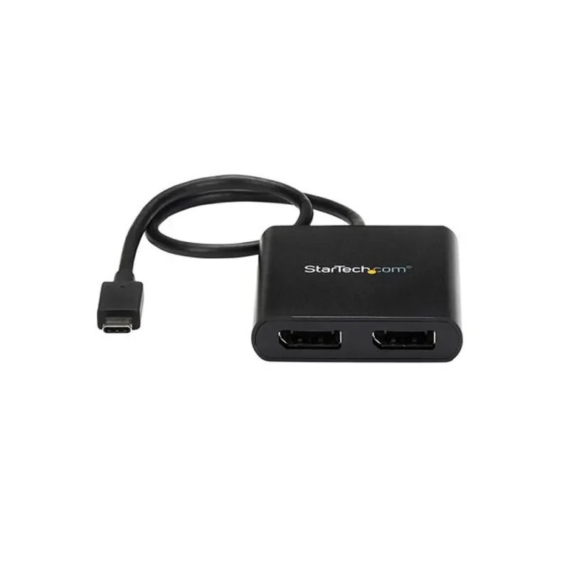 Adaptador de Vídeo StarTech.com - 2 puertos - USB-C a DisplayPort  - MST Hub - MSTCDP122DP