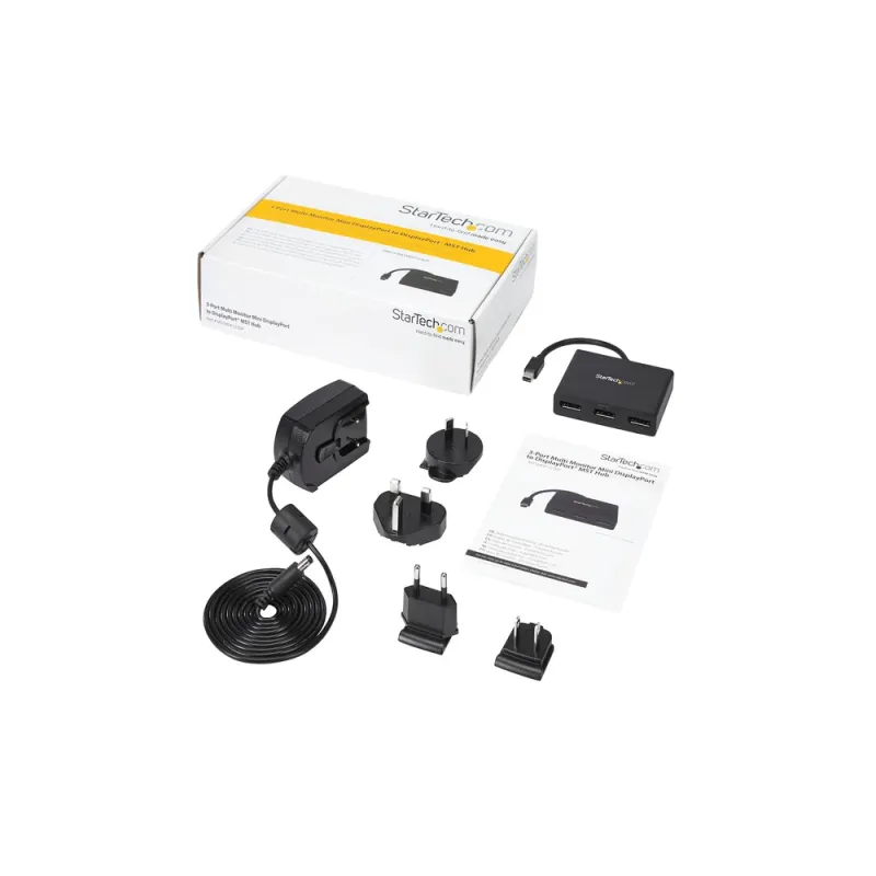 Multiplicador de Vídeo StarTech.com - Mini DisplayPort - 3 Puertos - Triple Cabeza - MSTMDP123DP