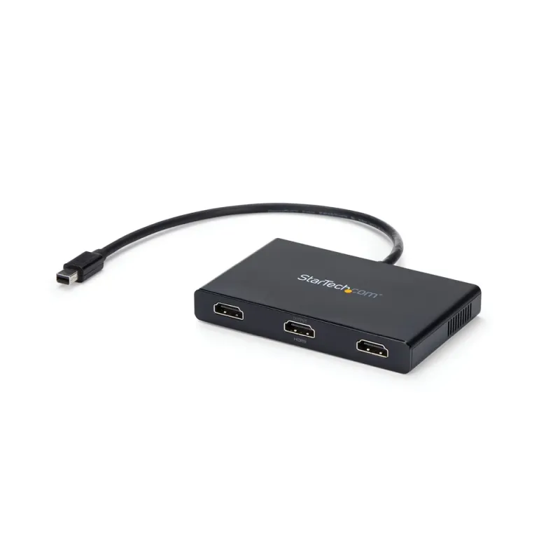 Concentrador MST StarTech.com - Splitter Mini DisplayPort a 3 HDMI - Negro - MSTMDP123HD