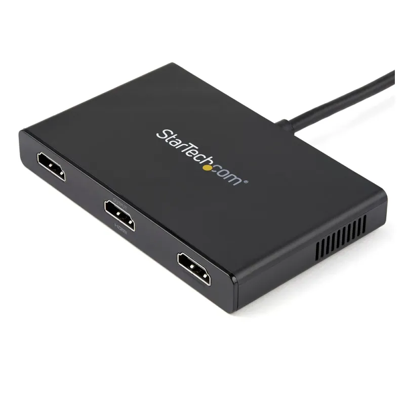 Concentrador MST StarTech.com - Splitter Mini DisplayPort a 3 HDMI - Negro - MSTMDP123HD