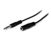 Cable Extensión de Audífonos StarTech.com MU2MMFS - Mini Jack 3.5 - Macho a Hembra - 2m - Negro - MU2MMFS Cable Extensión de Audífonos StarTech.com MU2MMFS - Mini Jack 3.5 - Macho a Hembra - 2m - Negro - MU2MMFS