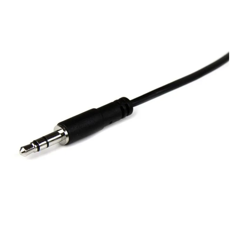 Cable Extensión de Audífonos StarTech.com MU2MMFS - Mini Jack 3.5 - Macho a Hembra - 2m - Negro - MU2MMFS