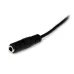 Cable Extensión de Audífonos StarTech.com MU2MMFS - Mini Jack 3.5 - Macho a Hembra - 2m - Negro - MU2MMFS Cable Extensión de Audífonos StarTech.com MU2MMFS - Mini Jack 3.5 - Macho a Hembra - 2m - Negro - MU2MMFS