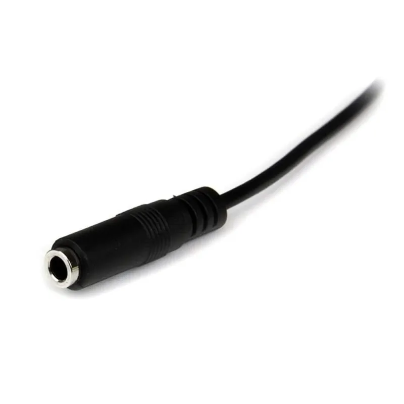 Cable Extensión de Audífonos StarTech.com MU2MMFS - Mini Jack 3.5 - Macho a Hembra - 2m - Negro - MU2MMFS