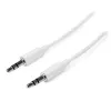 Cable de Audio StarTech.com - 3.5mm - Mini Jack Plug - Macho/Macho - 3m - Blanco - MU3MMMSWH
