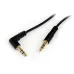 Cable StarTech.com MU3MMSRA - Audio Mini Jack 3.5mm - Angulo Derecho Macho - 91cm - MU3MMSRA