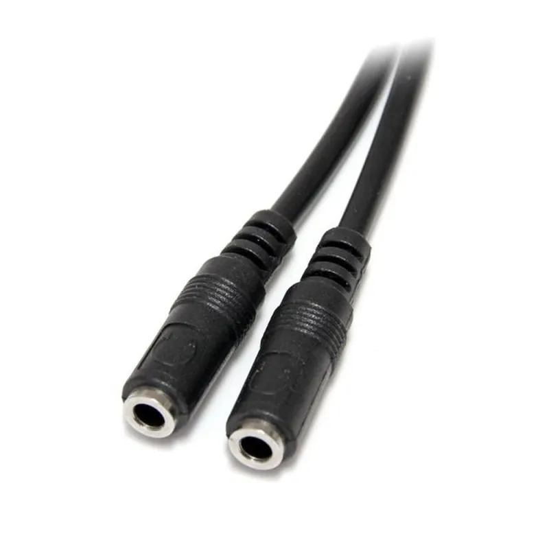 Divisor StarTech.com - Estéreo para Audífonos - Splitter en Y - Macho a 2X Hembra 3.5mm - MUY1MFFS