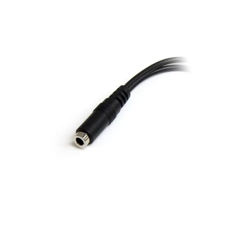 Divisor de Auriculares StarTech.com - 2x Mini-Jack 3.5mm 3 pines a Mini-Jack 3.5mm 4 pines - MUYHSFMM