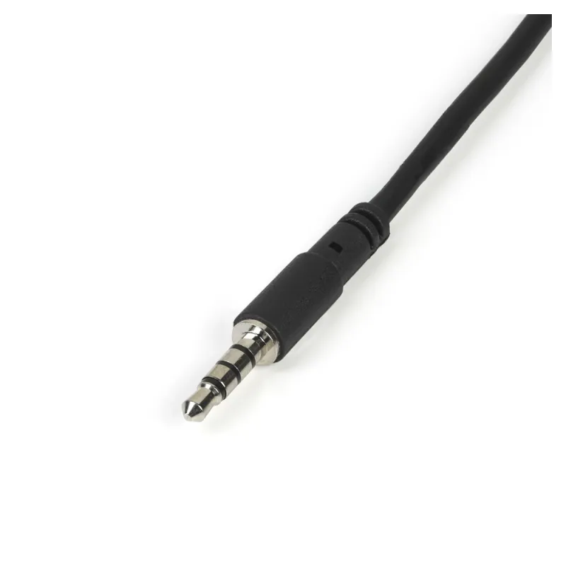 Divisor de Auriculares StarTech.com - Mini-Jack 3.5mm 4 pines a 2x Mini-Jack 3.5mm 3 pines  - MUYHSMFF