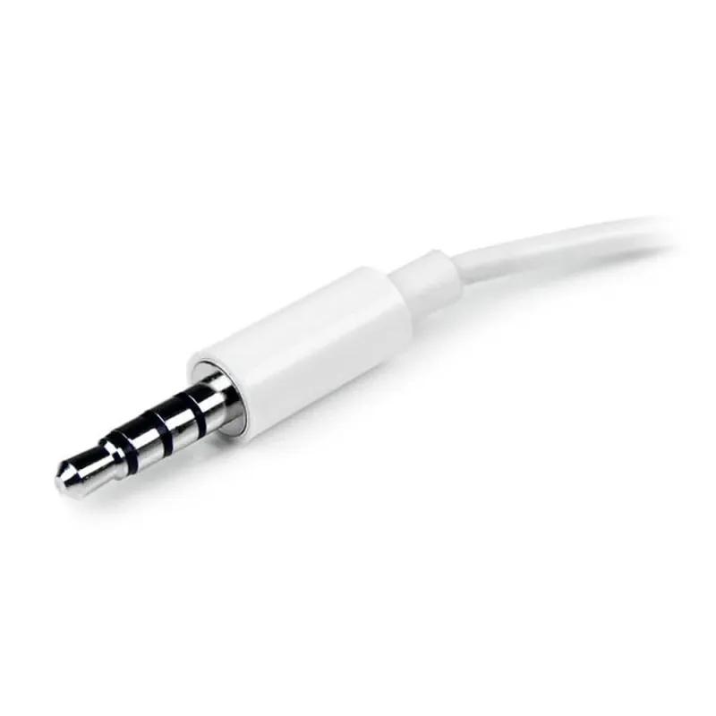 Cable Adaptador Divisor StarTech.com - Diadema Macho / Hembra - Blanco - MUYHSMFFADW