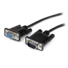 Cable Extension Serial StarTech.com RS232 Directo Video EGA DB9 - Macho Hembra - 3m - MXT1003MBK
