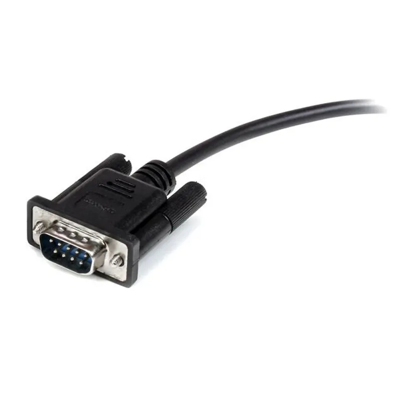 Cable Extension Serial StarTech.com RS232 Directo Video EGA DB9 - Macho Hembra - 3m - MXT1003MBK