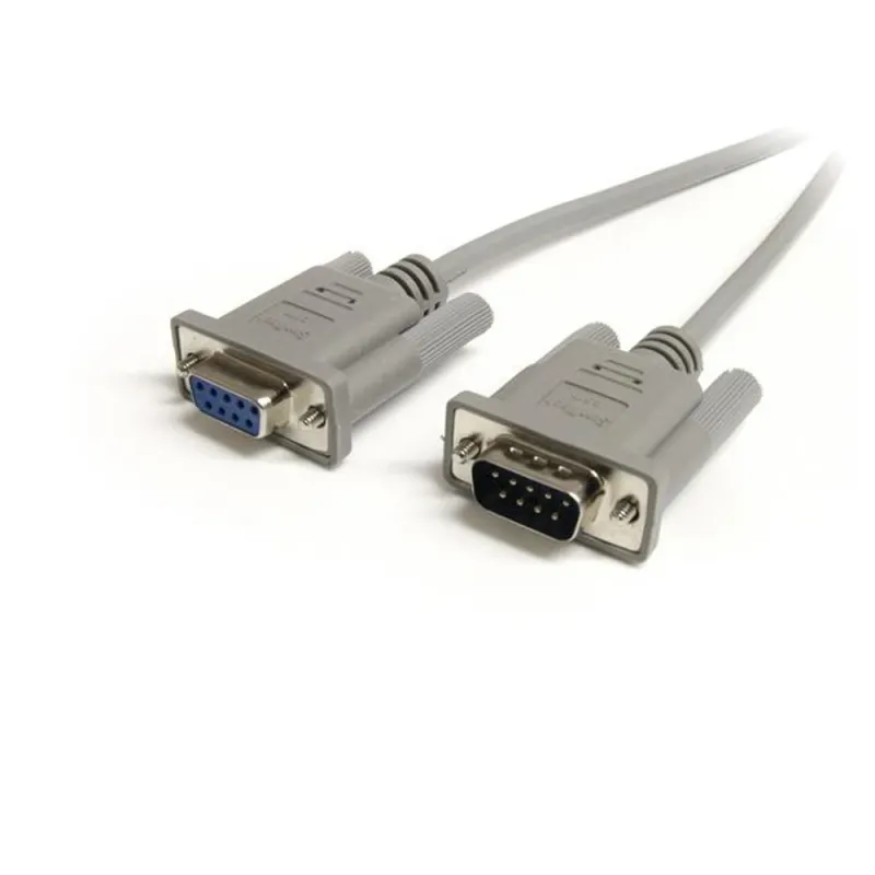 Cable de Extensión StarTech.com - DB9 Serial RS232 - Macho a Hembra - 1.8m - Gris - MXT100