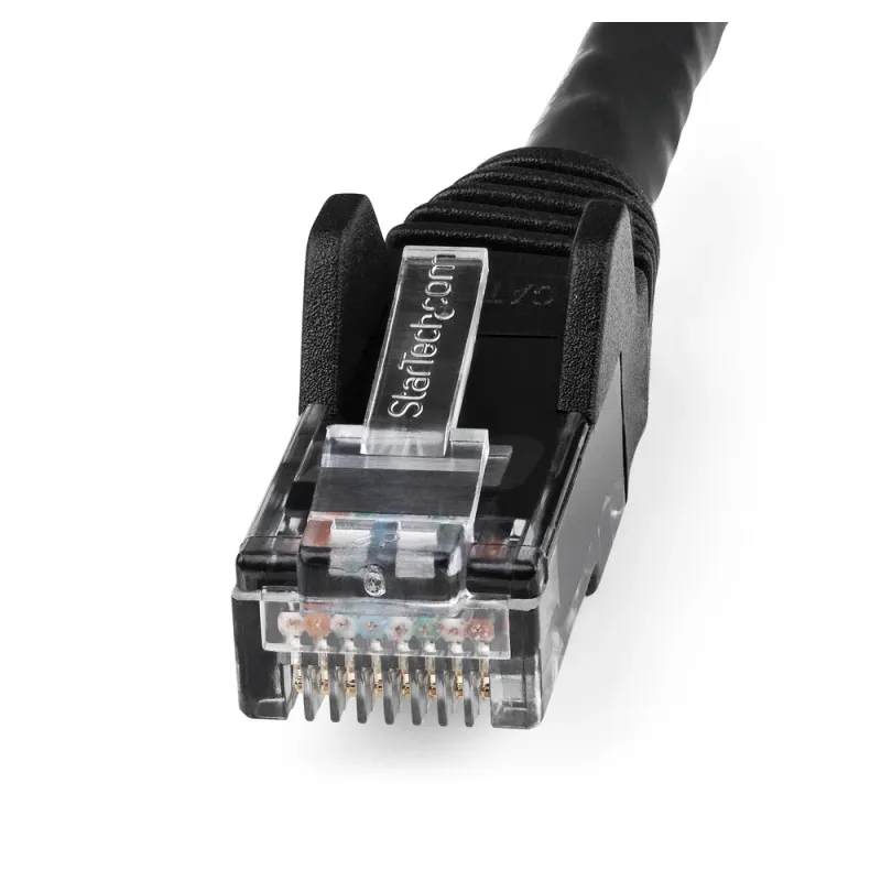 Cable de Red StarTech.com - Cat6 - RJ-45 - 15 m - Negro - N6LPATCH15MBK