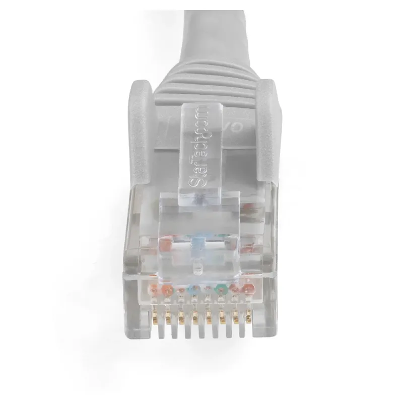 Cable de Red StarTech.com - Cat6 - RJ-45 - 3 M - Sin Enganches - Gris - N6LPATCH3MGR