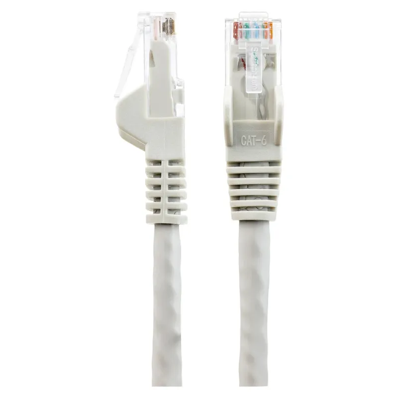 Cable de Red StarTech.com - Cat6 - RJ-45 - 3 M - Sin Enganches - Gris - N6LPATCH3MGR