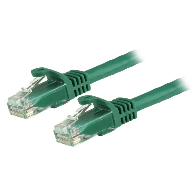 Cable de Red StarTech.com - Cat6 - RJ-45 - 3M - Verde - N6PATC3MGN