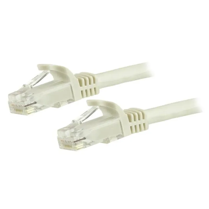 Cable de Red StarTech.com - Cat6 - RJ-45 - 3M - Blanco - N6PATC3MWH